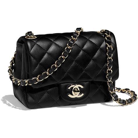 chanel mini cf black|Mini classic handbag, Lambskin, black — Fashion .